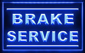Brake Service Sign